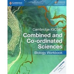 ISBN Cambridge IGCSE® Combined and Co-ordinated Sciences Biology Workbook (Cambridge International IGCSE) livre Science & nature Anglais