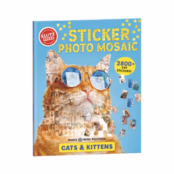 KLUTZ Sticker Photo Mosaic: Cats &amp; Kittens, 1 pièce(s), 7 an(s), Multicolore