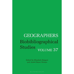 ISBN Geographers (Biobibliographical Studies, Volume 37) livre histoire Anglais Couverture rigide