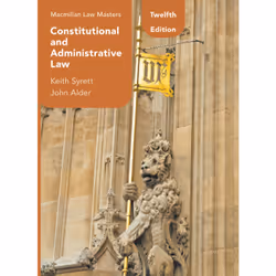 ISBN Constitutional and Administrative Law, Anglais, Couverture rigide, 564 pages