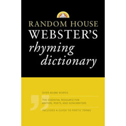 ISBN Random House Webster’s Rhyming Dictionary livre