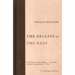 ISBN The Decline of the West, Livre broché, 480 pages