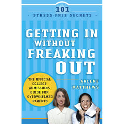 ISBN Getting in Without Freaking Out livre