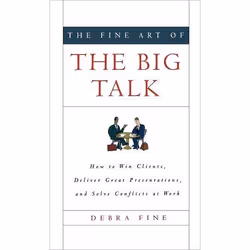 ISBN The Fine Art of the Big Talk, Business &amp; finance, Anglais, Couverture rigide