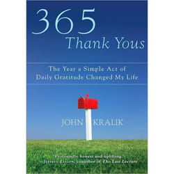 ISBN 365 Thank Yous livre biographie Anglais Couverture rigide