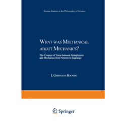 ISBN What was Mechanical about Mechanics livre Anglais Couverture rigide 280 pages