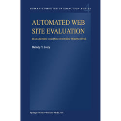 ISBN Automated Web Site Evaluation livre Anglais Couverture rigide 201 pages
