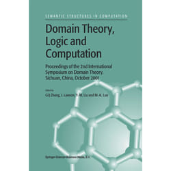 ISBN Domain Theory, Logic and Computation livre Anglais Couverture rigide 197 pages