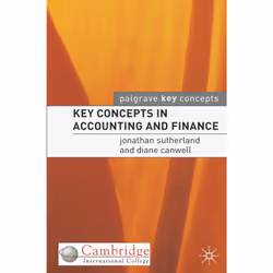 ISBN Key Concepts in Accounting and Finance, Anglais, Livre broché, 262 pages
