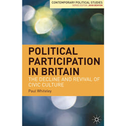 ISBN Political Participation in Britain Couverture rigide