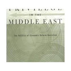 ISBN Networks of Privilege in the Middle East : Politics of Economic Reform Revisited livre histoire Anglais Couverture rigide