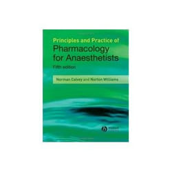 ISBN Principles and Practice of Pharmacology for Anaesthetists livre Santé, esprit et corps Anglais Couverture rigide