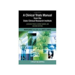 ISBN Clinical Trials Manual from the Duke Clinical Research Institute: Lessons from a Horse Named Jim livre Santé, esprit et corps Anglais