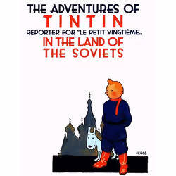 ISBN Tintin in the Land of the Soviets, Anglais, Couverture rigide
