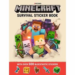 ISBN Minecraft Survival Sticker Book, Anglais, Livre broché