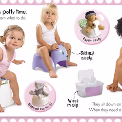 ISBN Girls' Potty Time livre Education Anglais Couverture rigide