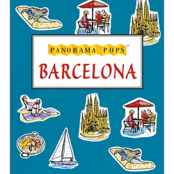 ISBN Barcelona: Panorama Pops, Couverture rigide, 30 pages
