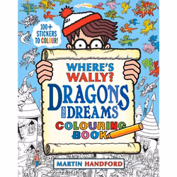 ISBN Where's Wally? Dragons and Dreams Colouring Book, Livre broché, 24 pages