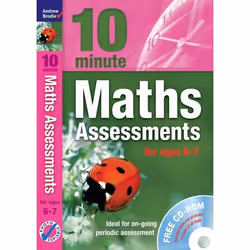 ISBN Ten Minute Maths Assessments ages 6-7 (plus CD-ROM), Anglais, Livre broché, 80 pages