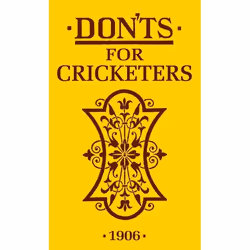 ISBN Don'ts for Cricketers, Sport & loisirs, Anglais, Couverture rigide, 80 pages