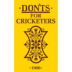 ISBN Don'ts for Cricketers livre Sport & loisirs Anglais Couverture rigide