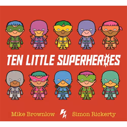 Hachette UK Ten Little Superheroes, Anglais, Livre broché, 32 pages