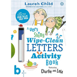 Hachette UK Charlie and Lola A Very Shiny Wipe-Clean Letters Activity Book
