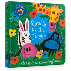 Hachette UK Rumble in the Jungle Board Book, Anglais, Couverture rigide, 24 pages