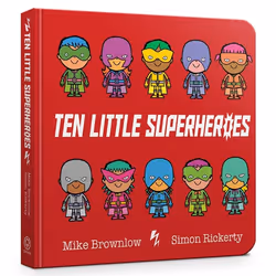 Hachette UK Ten Little Superheroes Board Book, Anglais, Couverture rigide, 30 pages