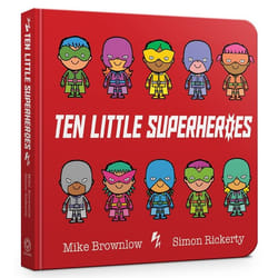 Hachette UK Ten Little Superheroes Board Book Couverture rigide