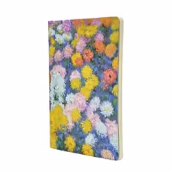 Paperblanks Les Chrysanthèmes de Monet, Motif, Multicolore, A4, 80 feuilles, 100 g/m², Papier ligné
