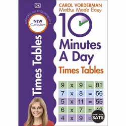 ISBN 10 Minutes A Day Times Tables, Mathématiques, Anglais, Livre broché, 80 pages