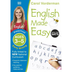 ISBN English Made Easy Early Writing Ages 3-5 Preschool livre Education Anglais