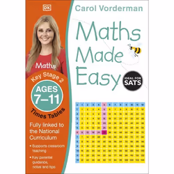 ISBN Maths Made Easy Times Tables Ages 7-11 Key Stage 2, Mathématiques, Anglais, Livre broché, 40 pages