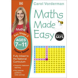 ISBN Maths Made Easy Times Tables Ages 7-11 Key Stage 2 livre Mathématiques Anglais