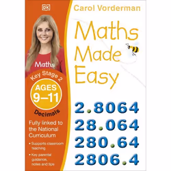 ISBN Maths Made Easy Decimals Ages 9-11 Key Stage 2, Mathématiques, Anglais, Livre broché, 40 pages