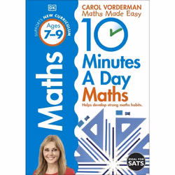 ISBN 10 Minutes a Day Maths Ages 7-9 Key Stage 2, Mathématiques, Anglais, Livre broché, 80 pages