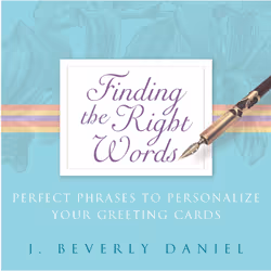 ISBN Finding the Right Words, Littérature, Anglais, Livre broché, 144 pages