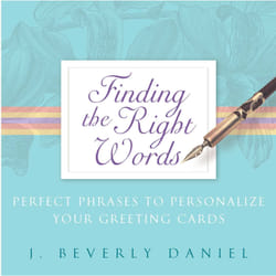 ISBN Finding the Right Words livre Littérature Anglais
