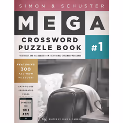ISBN Simon & Schuster Mega Crossword Puzzle Book #1, Anglais, Livre de poche, 320 pages