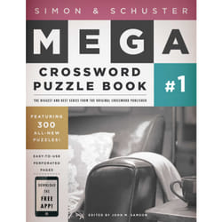 ISBN Simon & Schuster Mega Crossword Puzzle Book #1 Livre de poche