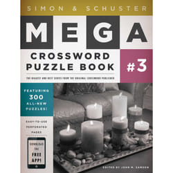 ISBN Simon & Schuster Mega Crossword Puzzle Book #3 Livre de poche