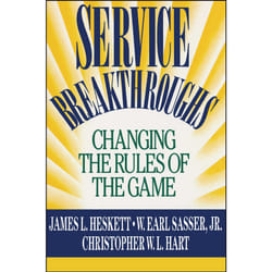 ISBN Service Breakthroughs livre Anglais Livre de poche 306 pages