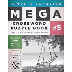 ISBN Simon & Schuster Mega Crossword Puzzle Book #5, Anglais, Livre de poche, 336 pages
