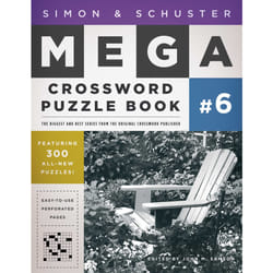 ISBN Simon & Schuster Mega Crossword Puzzle Book #6 Livre de poche