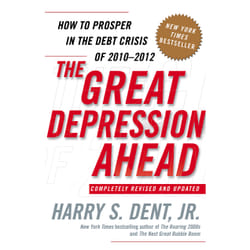 ISBN The Great Depression Ahead Livre de poche