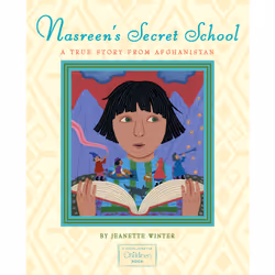ISBN Nasreen's Secret School, Anglais, Couverture rigide, 40 pages