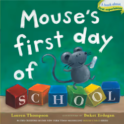 ISBN Mouse's First Day of School, Anglais, Couverture rigide, 34 pages