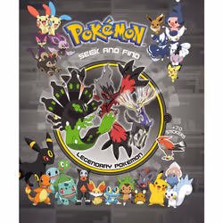 ISBN Pokémon Seek and Find - Legendary Pokemon, Anglais, Couverture rigide, 32 pages