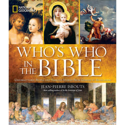 ISBN National Geographic Who’s Who in the Bible livre biographie Anglais Couverture rigide